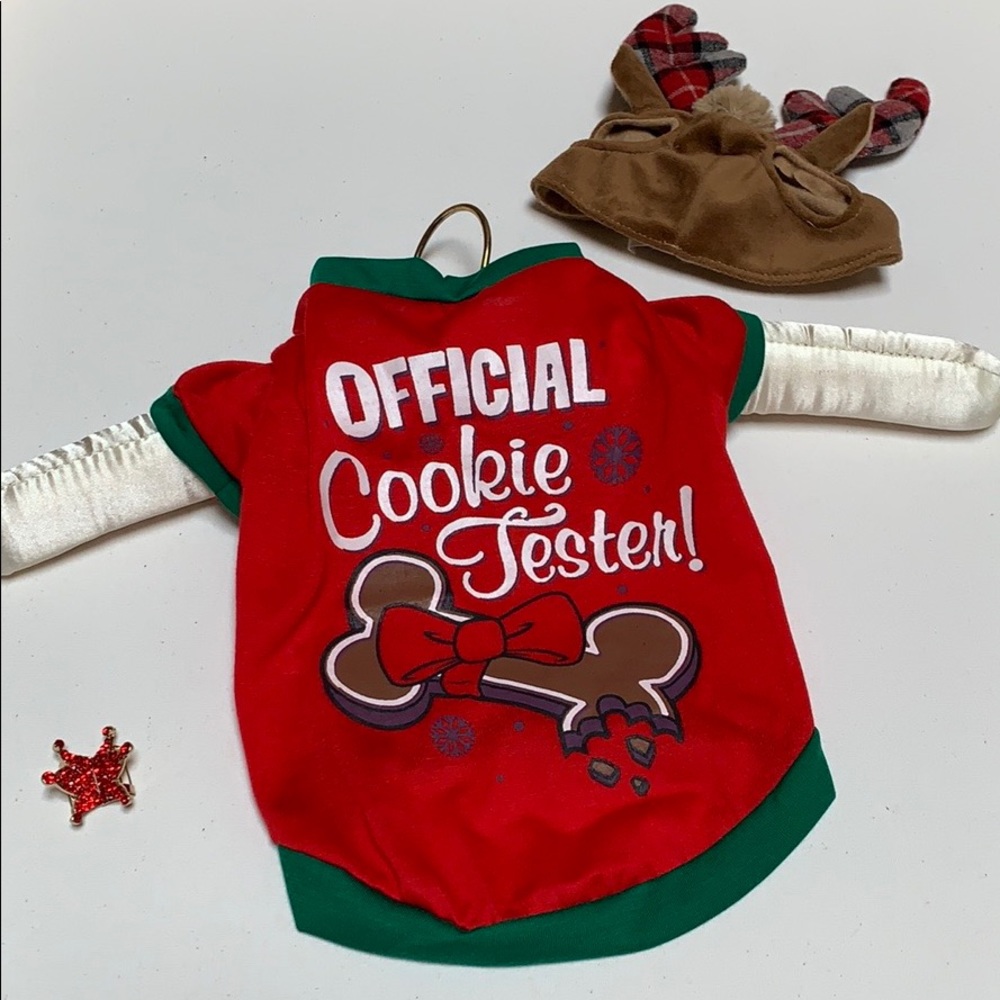 Pet Clothes Dog Cat Christmas Costume Shirt Red